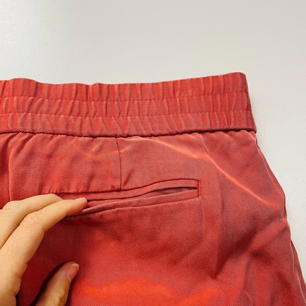Ann Taylor LOFT Pant Trouser Fluid Tencel Twill Ankle Marisa Fit Blushing Red - Picture 5 of 9